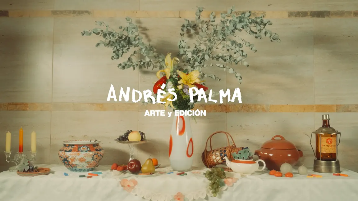Bodegón con créditos de Andrés Palma